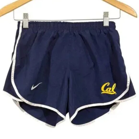 Nike DRI-FIT UC Berkeley Cal Bears Elastic Waist Key Pocket Running Shorts - XS - Picture 1 of 4